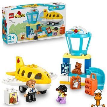 Мамалюк - Конструктор LEGO DUPLO Town Впервые в аэропорту 23 детали (10443) LEGO A4-10443