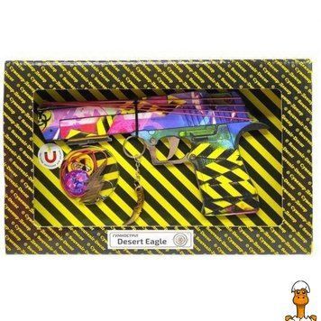 Мамалюк - Дерев'яний конструктор гумкостріл DESERT EAGLE FUSION Сувенір-декор Сувенір-декор RT2-DE-FU