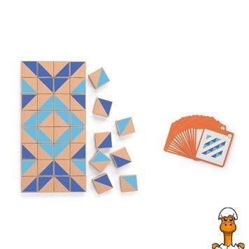 Мамалюк - Набір магнітних плиток Viga Toys Візерунки 40 шт. (50642FSC) Viga Toys A4-50642FSC