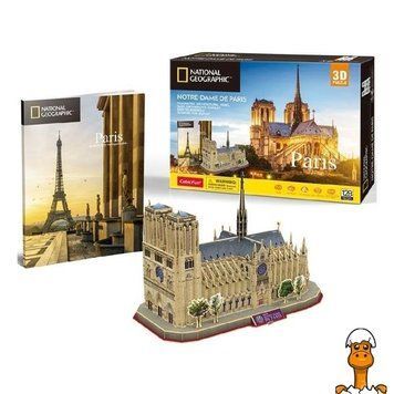 Мамалюк - 3D пазл CubicFun National Geographic Нотр Дам де Пари (DS0986h) Cubic Fun Cubic Fun A4-DS0986H