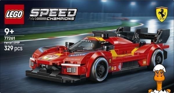 Мамалюк - Конструктор LEGO&reg; Speed Champions: Ferrari 499P Мерч Ferrari 329 деталей (77261) LEGO A4-77261
