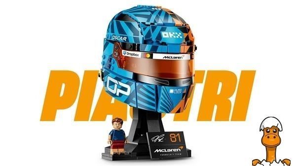Мамалюк - Конструктор LEGO&reg; Editions Шлем Оскара Піастрі з команди McLaren 793 деталі (43017) LEGO A4-43017