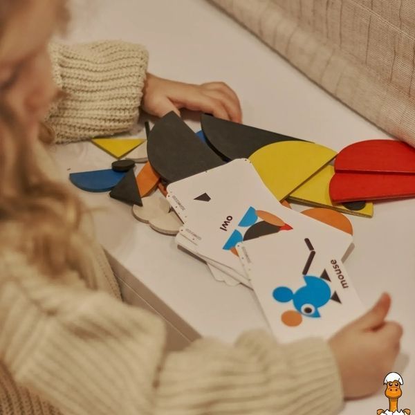 Мамалюк - Деревянная игра мозаика фигурная 30 элементов Igroteco Igroteco RT2-900071