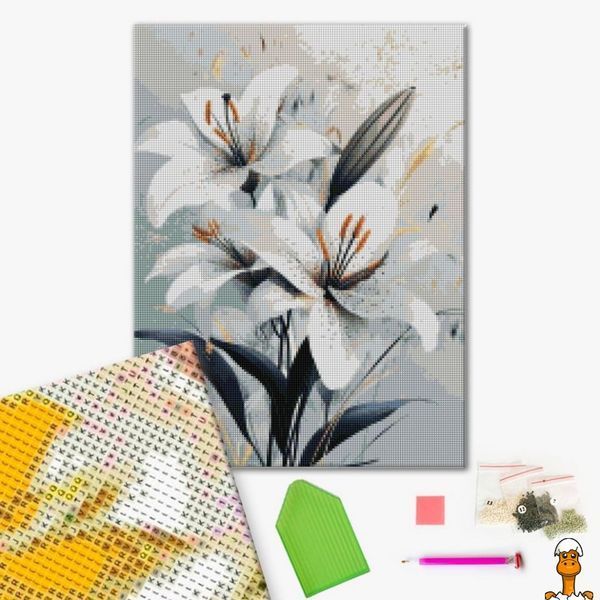 Мамалюк - Алмазная мозаика Нежная лилия 40х50 см Brushme Brushme RT2-DBS1258