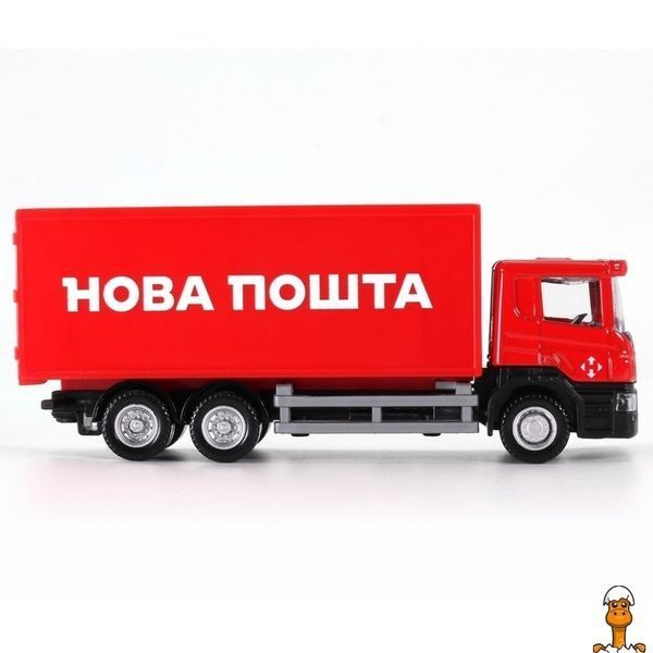 Мамалюк - Дитяча автомодель Scania Нова Пошта масштаб 1:64 TechnoDrive TechnoDrive RT2-250414U