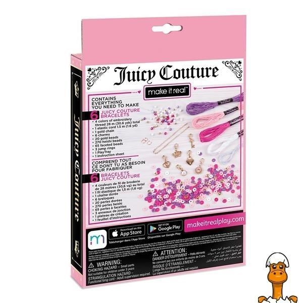 Мамалюк - Набір для створення шарм-браслетів Make It Real Juicy Couture Гламур 372 ел. (MR4438) Make it Real A4-MR4438