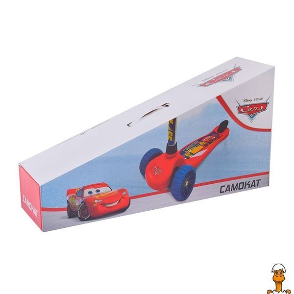 Мамалюк - Дитячий триколісний самокат Cars Bambi Bambi RT2-LS2214