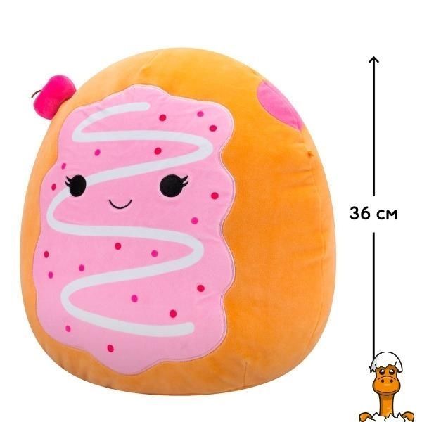 Мамалюк - М'яка іграшка Squishmallows Вишневий Пончик Перл 36 см (SQCR06742) Squishmallows A4-SQCR06742