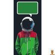 Листівка за номерами для дітей Космонавт 40х80 см Art Craft