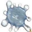 Дитяча іграшка антистрес Splash ball Клякса синя Bambi