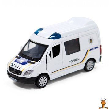 Мамалюк - Инерционная детская автомодель полиция Mercedes-Benz Sprinter TechnoDrive TechnoDrive RT2-250294