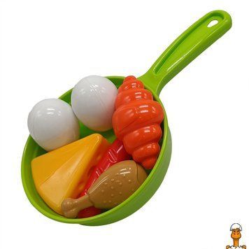 Мамалюк - Ігровий набір продуктів зі сковорідкою для дітей Технок Технок RT2-9048TXK-GREEN