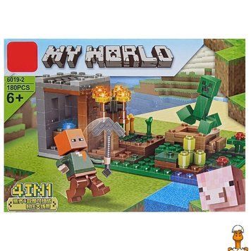 Мамалюк - Детский конструктор Minecraft 180 деталей Bambi Bambi RT2-LD6019-2