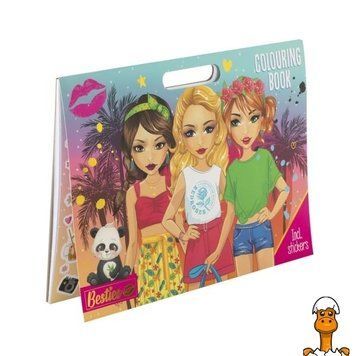 Мамалюк - Розмальовка Besties Мега зі стікерами (961023) Besties A4-961023
