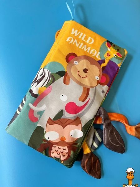 Мамалюк - Розвиваюча книжка-шуршалка англійські слова тварини Bambi Bambi RT2-668-230-WILD-ANIMAL