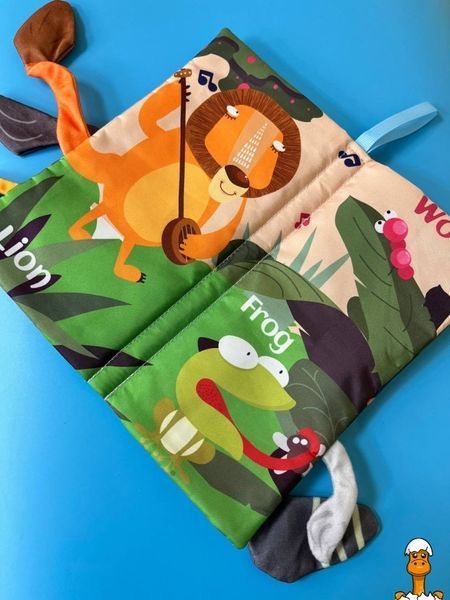 Мамалюк - Розвиваюча книжка-шуршалка англійські слова тварини Bambi Bambi RT2-668-230-WILD-ANIMAL