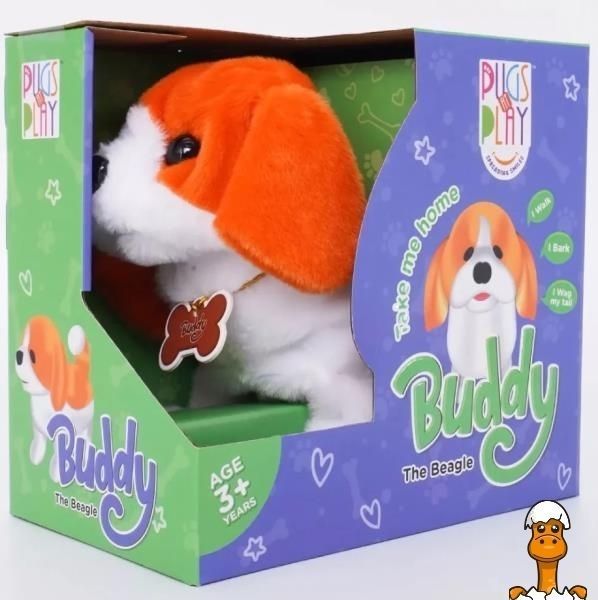Мамалюк - Интерактивная игрушка Pugs at Play Бигль Buddy (ST-PAP03) Pugs at Play A4-ST-PAP03