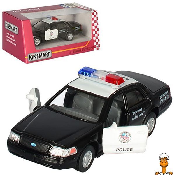 Мамалюк - Машинка інерційна Ford Crown Victoria Police Interceptor масштаб 1:36 Kinsmart Kinsmart RT2-KT5327W