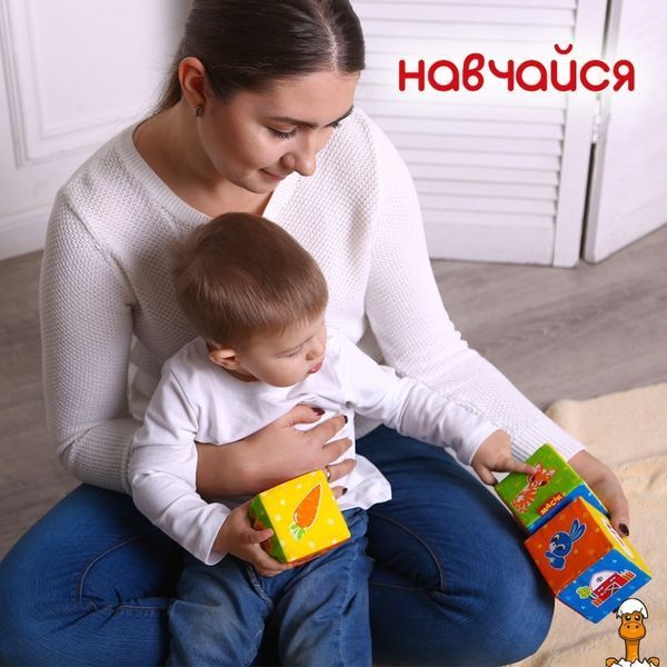 Мамалюк - Дитячий набір кубиків Тварини на фермі Macik Macik RT2-МС-090601-05