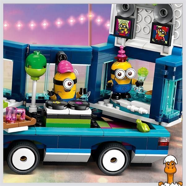 Мамалюк - Конструктор LEGO Despicable Me Музыкальный автобус для вечеринок Миньонов 379 деталей (75581) LEGO A4-75581