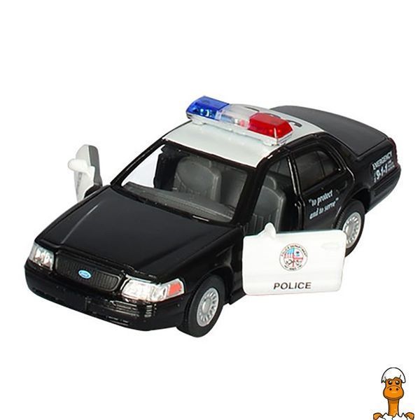 Мамалюк - Машинка інерційна Ford Crown Victoria Police Interceptor масштаб 1:36 Kinsmart Kinsmart RT2-KT5327W