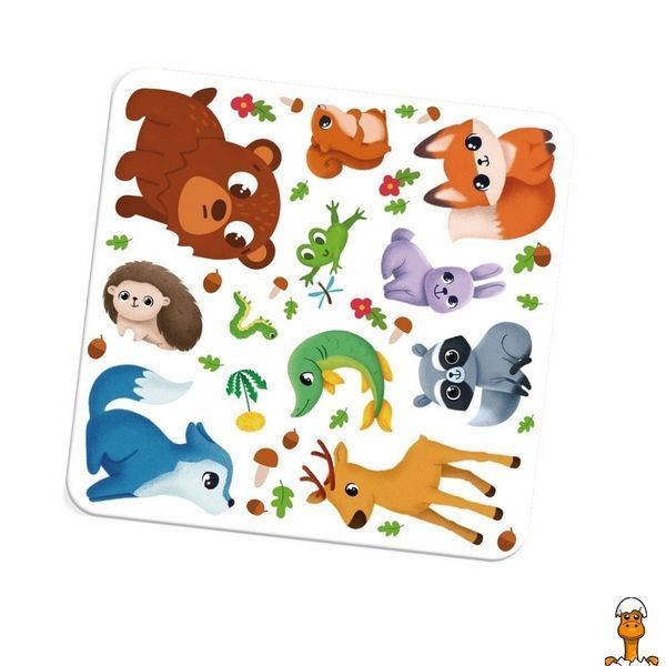 Мамалюк - Набор для творчества наклейки Лесные жители 12 штук Vladi Toys Vladi Toys RT2-VT4206-49