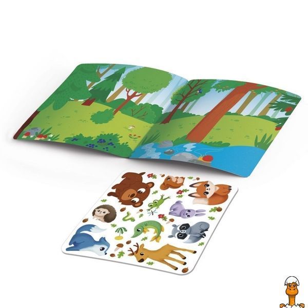 Мамалюк - Набор для творчества наклейки Лесные жители 12 штук Vladi Toys Vladi Toys RT2-VT4206-49