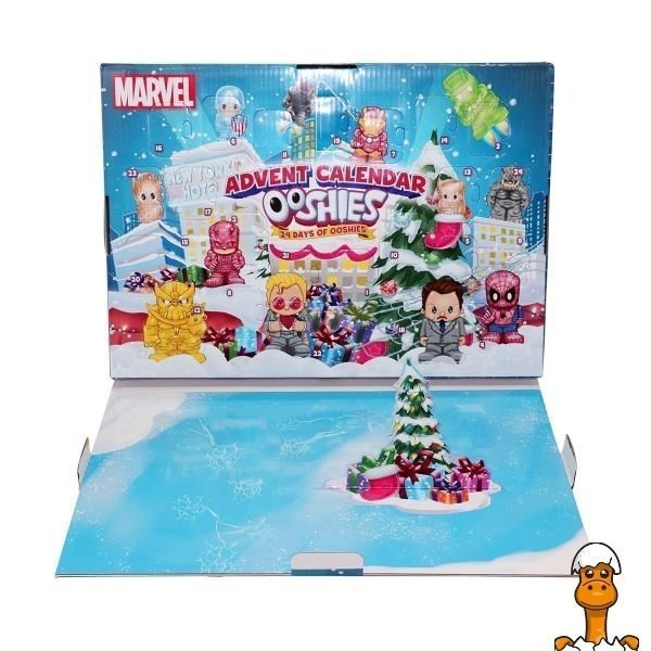Мамалюк - Адвент-календарь с фигурками Ooshies Marvel 5 см 24 шт. (23296) OOSHIES A4-23296