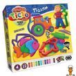 Набор для лепки с формочками Трактор пазлы Danko Toys
