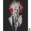 Картина за номерами 40х50 см Ейнштейн у навушниках Art Craft