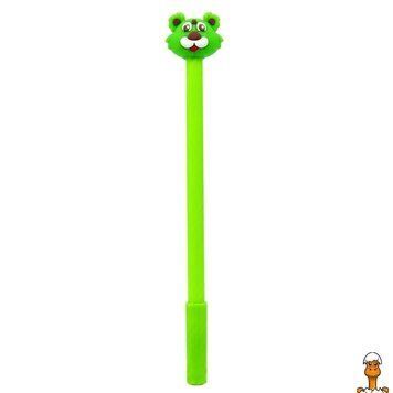 Мамалюк - Ручка дитяча з іграшкою Тигр C0117-V(Green) гелева синя Bambi Bambi RT2-C0117-V-GREEN