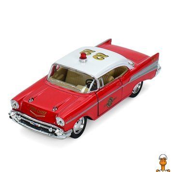 Мамалюк - Інерційна машинка 1957 Chevrolet Bel Air Fire Chief Kinsmart Kinsmart RT2-KT-5325-W