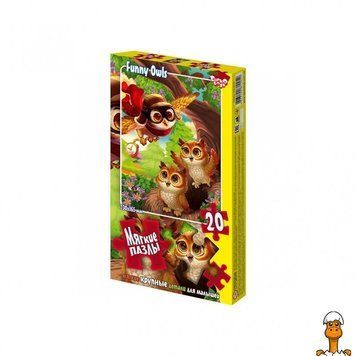 Мамалюк - М'які пазли Сови 20 елементів Danko Toys Danko Toys RT2-S20-09-03