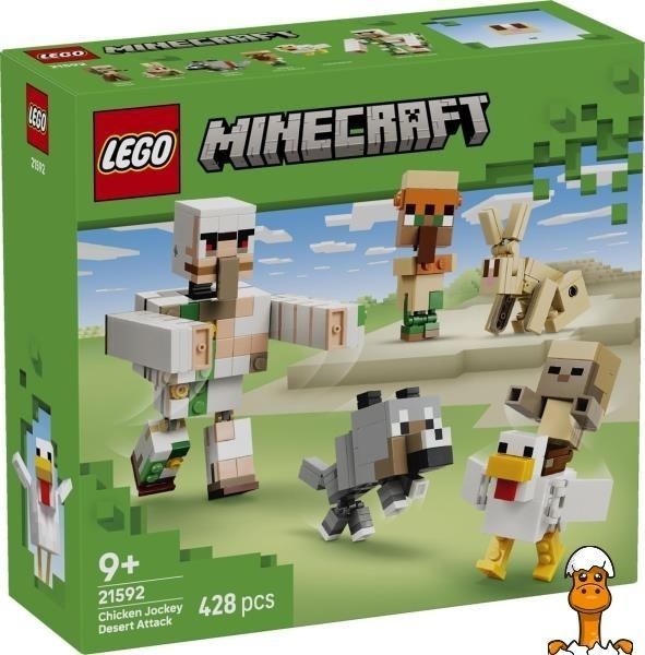 Мамалюк - Конструктор LEGO&reg; Minecraft&trade; Курячий Жокей: атака в пустелі Іграшка 428 деталей (21592) LEGO A4-21592
