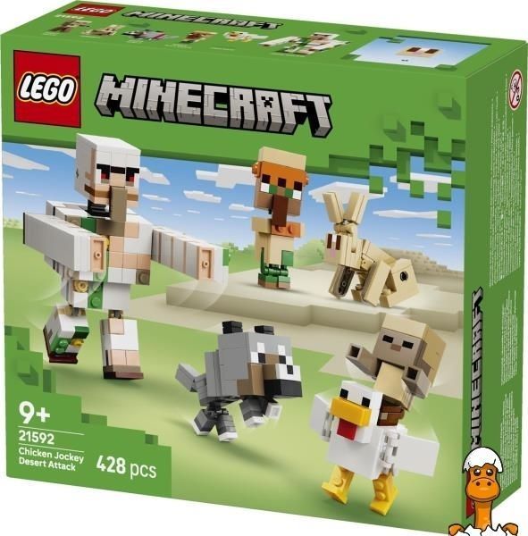 Мамалюк - Конструктор LEGO&reg; Minecraft&trade; Курячий Жокей: атака в пустелі Іграшка 428 деталей (21592) LEGO A4-21592