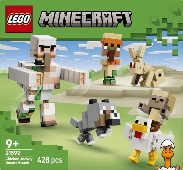 Мамалюк - Конструктор LEGO&reg; Minecraft&trade; Курячий Жокей: атака в пустелі Іграшка 428 деталей (21592) LEGO A4-21592