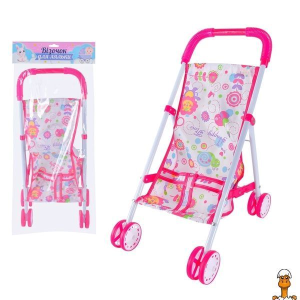 Мамалюк - Дитяча Коляска для ляльки 935B-6 з козирком 27&times;38&times;44 см Bambi Bambi RT2-935B-6