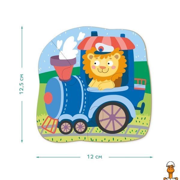 Мамалюк - Дитячий пазл Транспорт 2-4 елементи DoDo Toys DoDo Toys RT2-300154