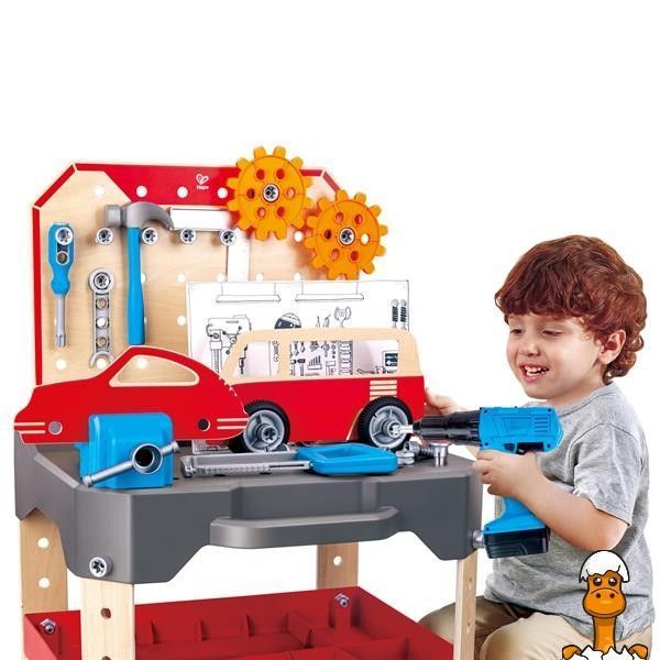 Мамалюк - Іграшковий верстак Hape Автомайстерня (E3036) Hape A4-E3036