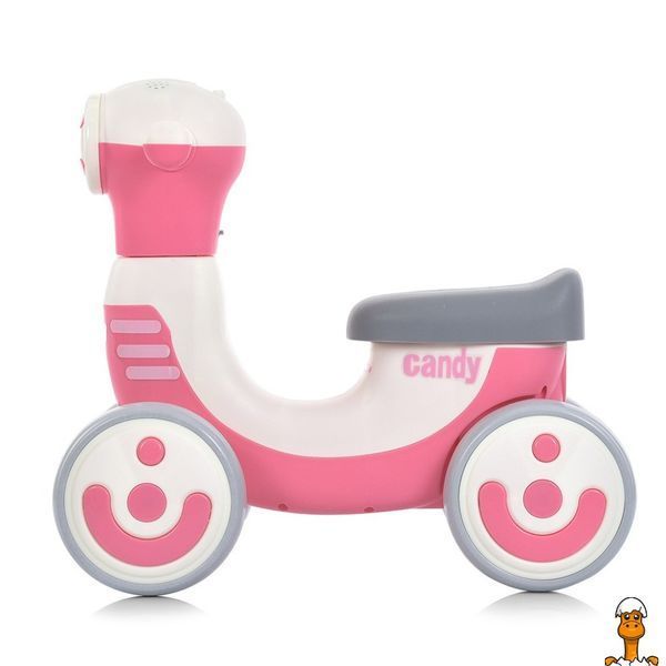 Мамалюк - Дитяча каталка-толокар M 5855E-8 рожевий до 25 кг Bambi Bambi RT2-M-5855E-8