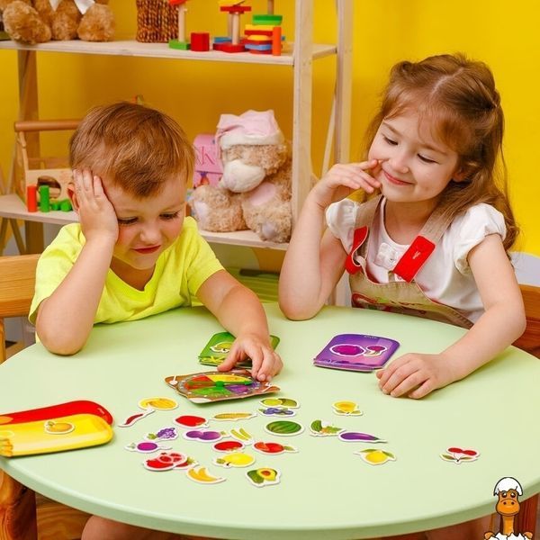 Мамалюк - Настільна гра сортер навчальна Смачний урожай Vladi Toys Vladi Toys RT2-VT1804-41