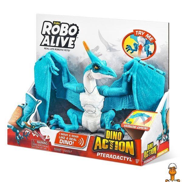 Мамалюк - Інтерактивна іграшка птеродактиль зі звуковими ефектами Pets & Robo Alive Pets & Robo Alive RT2-7173