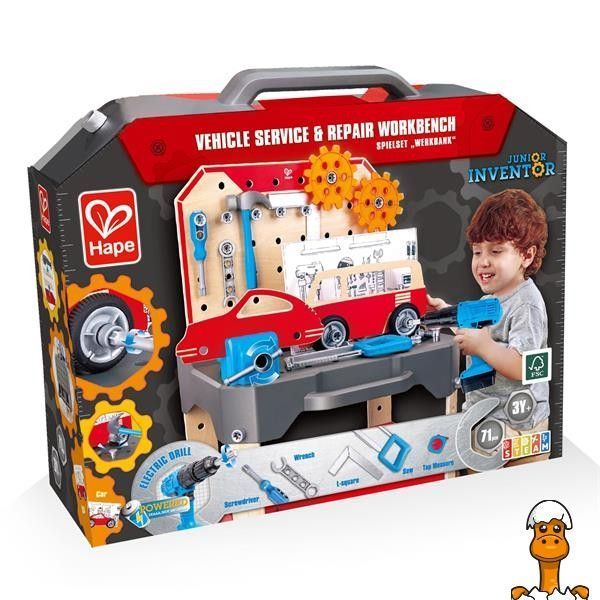 Мамалюк - Іграшковий верстак Hape Автомайстерня (E3036) Hape A4-E3036