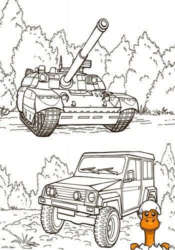 Мамалюк - Детская книга раскрасок: Транспорт 670010 на укр. языке Ranok Creative Ranok Creative RT2-670010