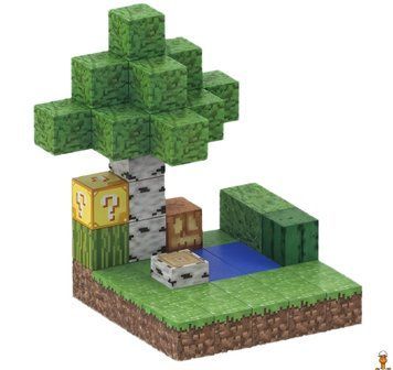 Мамалюк - Магнітний конструктор Майнкрафт Міні ліс з 48 блоків Mindcraft Mindcraft M5-MC-039