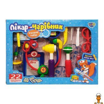 Мамалюк - Дитячий ігровий набір лікаря 22 предмети Limo Toy Limo Toy RT2-M-0462-U-R-A