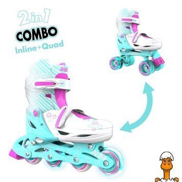 Мамалюк - Ролики Neon Combo LED розмір 30-33 бірюзовий (NT09T4) Neon A4-NT09T4