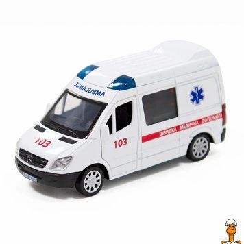 Мамалюк - Масштабна автомодель швидка допомога Mercedes Benz Sprinter 1:32 TechnoDrive TechnoDrive RT2-250344U