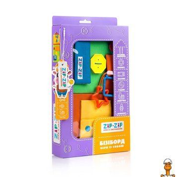 Мамалюк - Детский бизиборд портативный Vladi Toys Vladi Toys RT2-ZZ1000-02