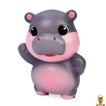 Мамалюк - Дитячий антистрес бегемот 10 см Bambi Bambi RT2-MS-4731-1